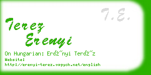 terez erenyi business card